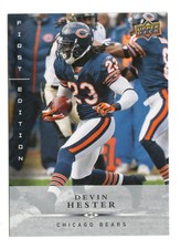 Devin Hester 27 2008 Upper Deck First Edition Chicago Bears Card