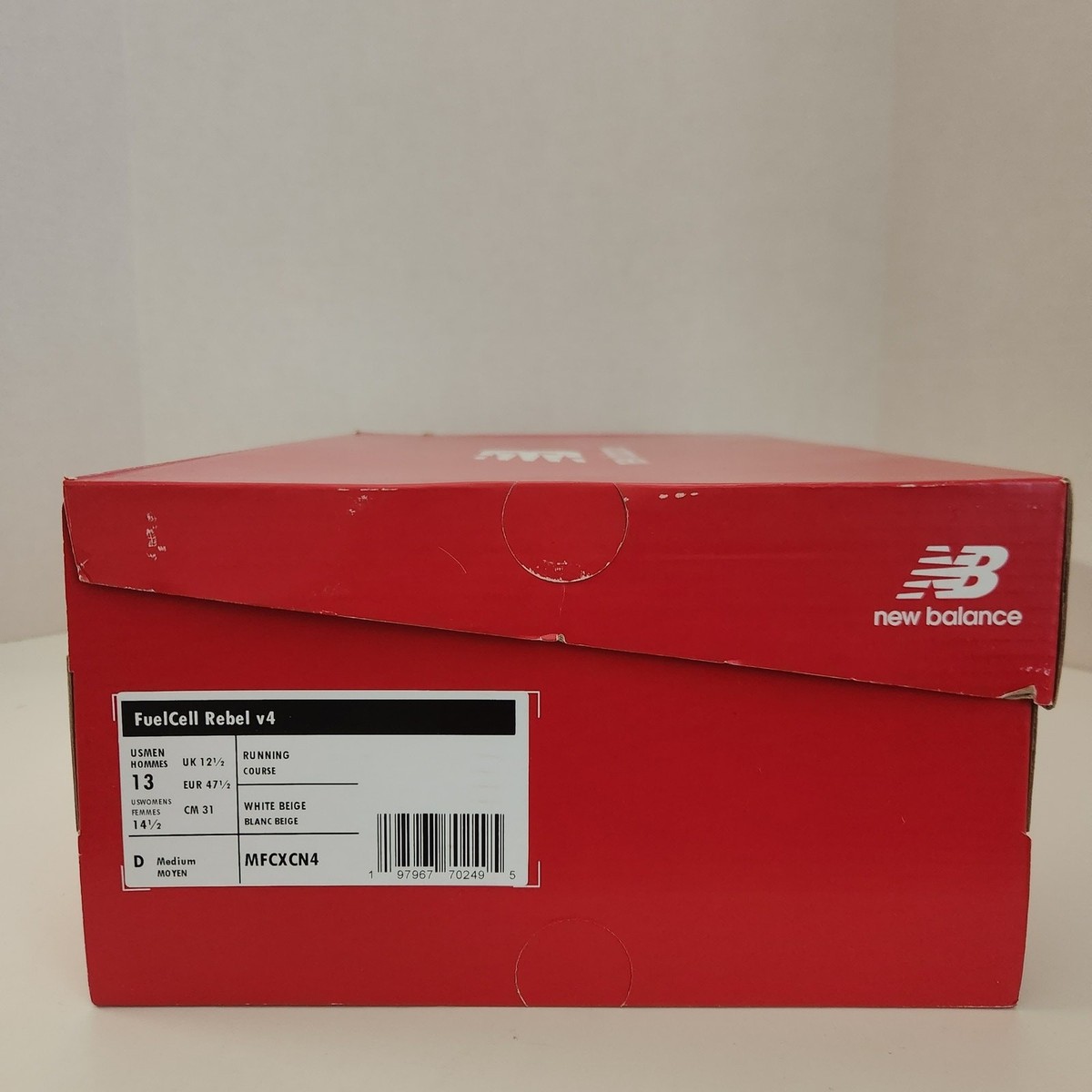 New Balance Fuelcell Rebel v4 White / Angora -- MFCXCN4 - US 