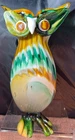 Murano Multicolor Owl Vase