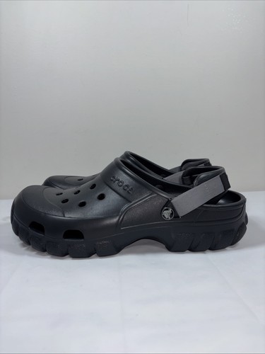 Crocs Mens 12 Offroad Sport Clog 202651 Black Classic Comfort Waterproof Sandals - Picture 3 of 9