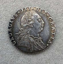 1787 Sixpence - King George III 