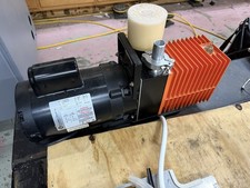 Alcatel Annecy 2008A 2-Stage Rotary Vane Vacuum Pump Franklin Electric 1/2HP