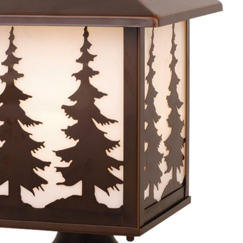 Yosemite 1-Light Outdoor Post in Rustic and Rectangular Style 14 Inches Tall and - Picture 4 of 4