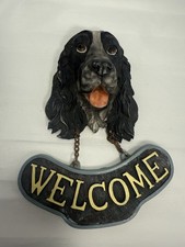 Cocker Spaniel Welcome Sign