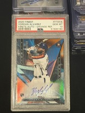 🔥Astros ‘20 Finest Firsts Orange Wave Rookie Auto /25 Yordan Alvarez PSA 10 