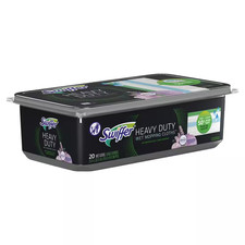 Swiffer Wet Mop Cloths Refills Heavy Duty Floor Wipes Lavender Scent 20 Count