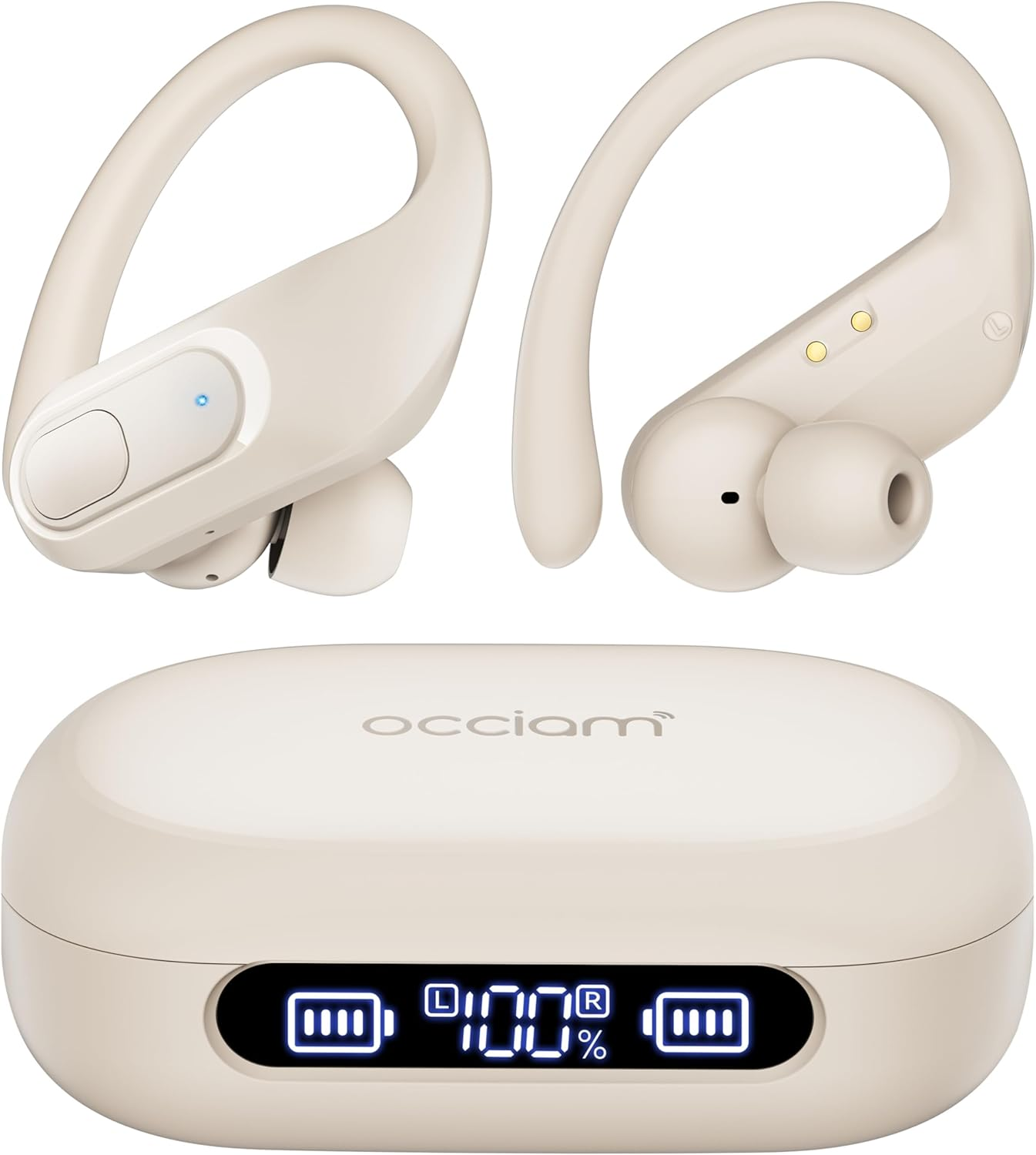Wireless Bluetooth Earbuds with 96Hrs Playback Sport Over-Ear Design for Active Lifestyles