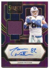 2023 Panini Select Jason Witten Autograph Memorabilia Purple Jersey Auto #/49