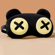 Cute Eye Mask Sleep Soothing Eye Fatigue Warm Compress Wear Comfortable Children