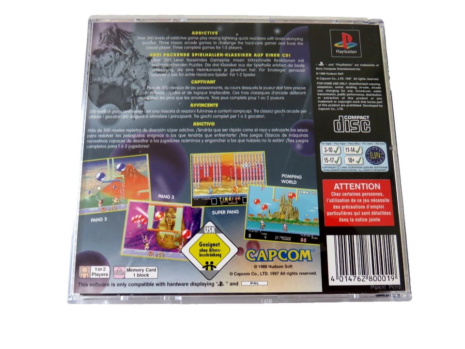 Super Pang Collection - Videogioco Arcade Azione Sony PS1 PlayStation 1 - Immagine 2 di 4