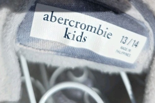 Abercrombie Kids unisex Pullover Hoodie Sweatshirt Hooded Jacket Size 13/14 - Picture 5 of 5