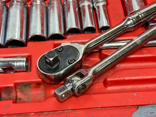 Snap-On Tools EE. UU. 222AFSP 22 piezas 3/8" unidad 6 puntos SAE zócalo trinquete juego de servicio - Imagen 8 de 13