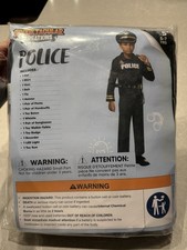 New Spooktacular Creations Police Officer Deluxe Halloween Costume Size S 5-7