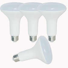 BR30 Dimmable E26 LED Bulb,4 Pack 2700K Soft White R30 15W LED Reflector Ligh...