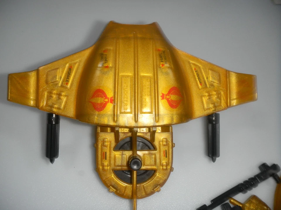 Complete 1986 Serpentor in Box Cobra Figure & Air Chariot G.I. GI Joe 3.75 ARAH - Image 4 of 4