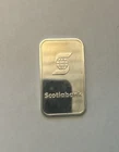 Vintage Scotiabank Fine Silver Bar ~  1 Troy oz..999 Silver