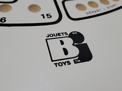 Vtg Super Six Tock Wooden Game Board By Jouets Toys of Canada 22
