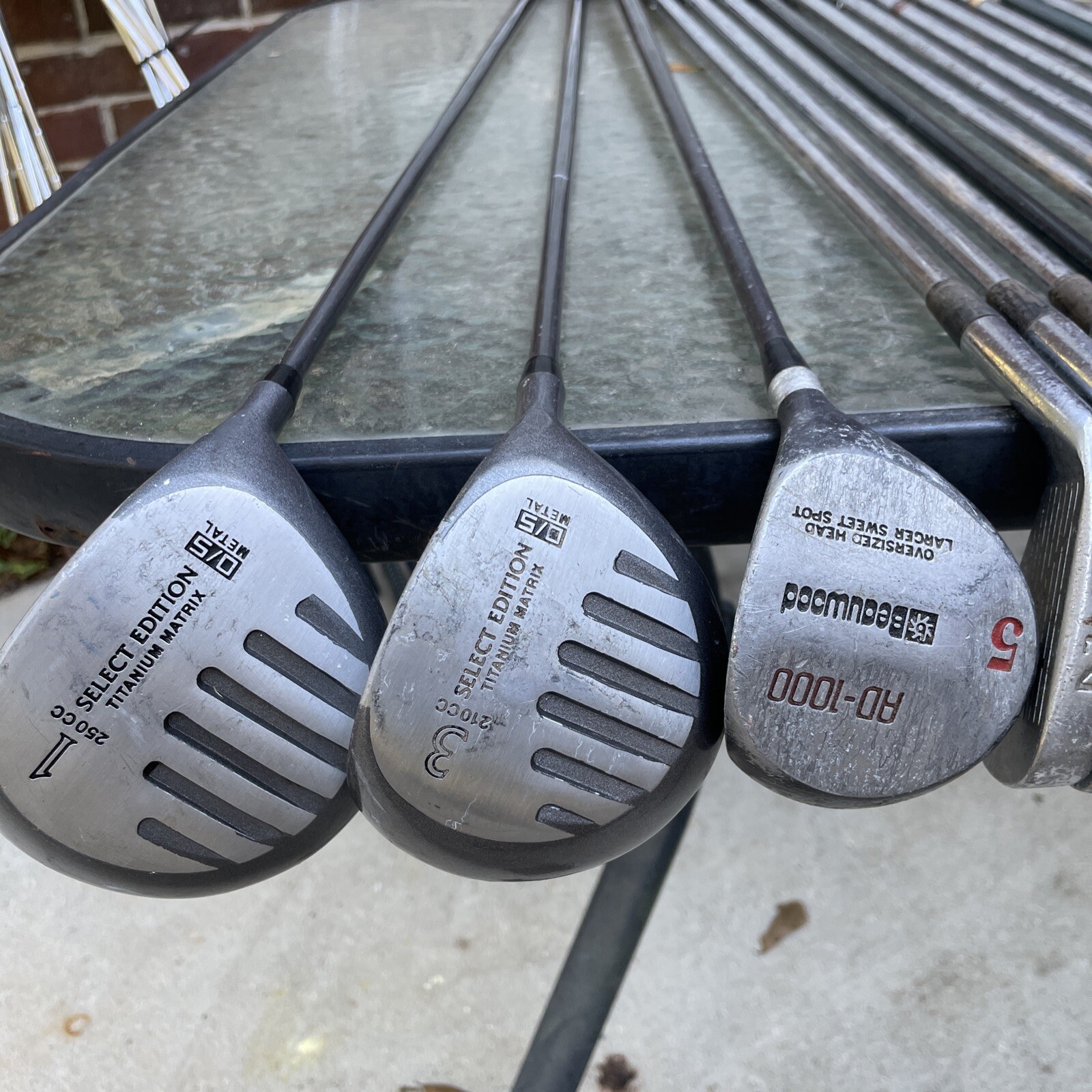 Men's Golf Club Set Complete Used Right Handed Golf Club Set NO BAG eBay