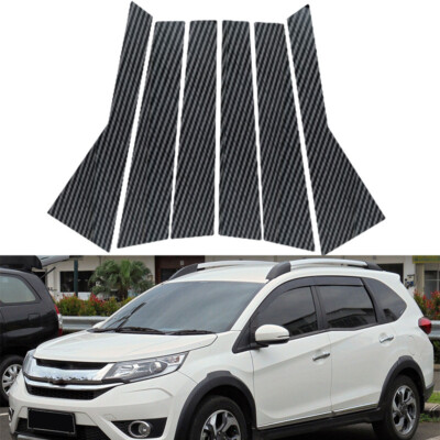 Für Honda BR-V DG1/2 2016-2021 Fenster Säulenpfosten Tür Abdeckung Kohlefasertyp