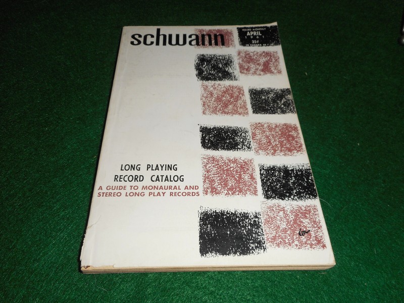 Schwann April 1961 Long Playing Record Catalog