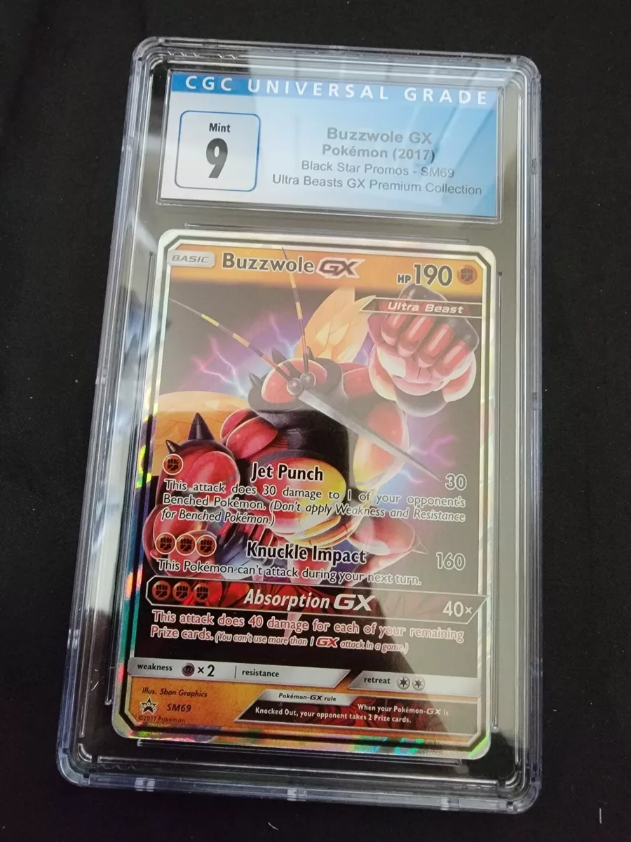 Pokemon - Buzzwole GX SM69 Ultra Beast Card - Holo Foil - Promo