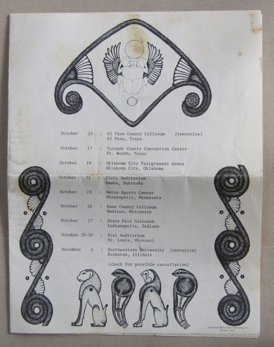 GRATEFUL DEAD 'DEAD HEADS' Fan Newsletter from 1973 w/postcards