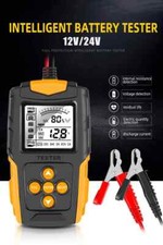 Car Motorcycle Battery Tester 12V 24V System Analyzer Cranking Test Tool