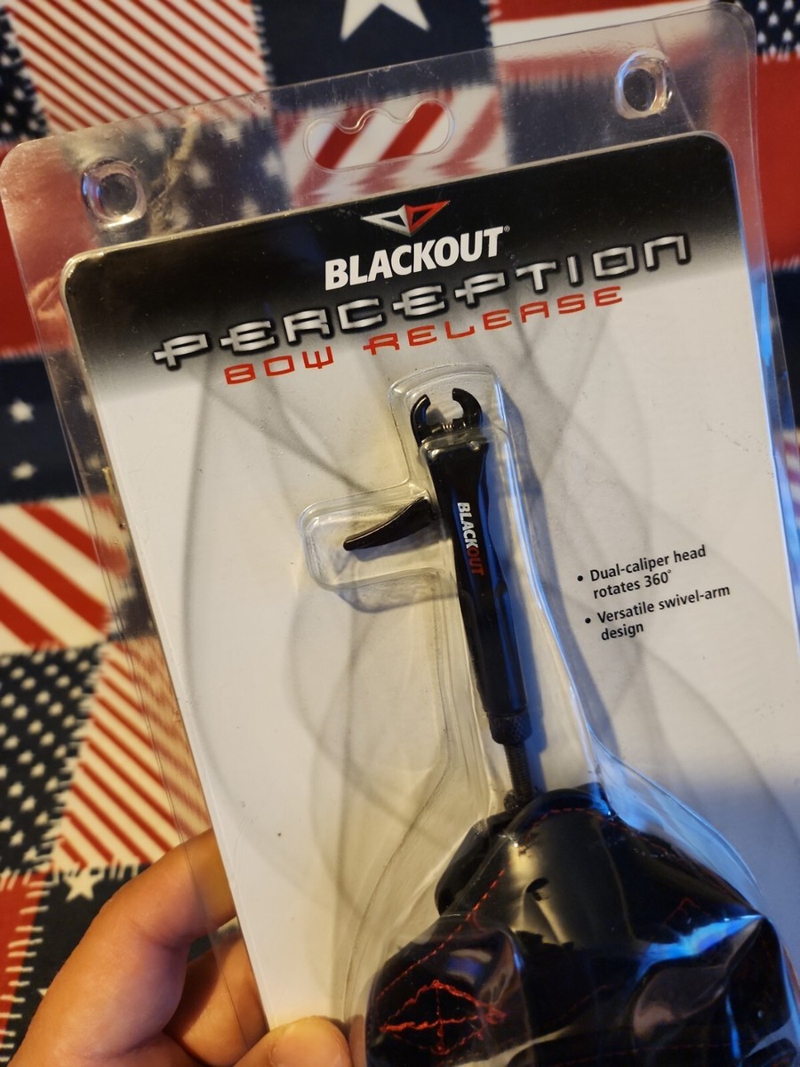 Décocheur D'arc Blackout Perception - Index, Ambidextre, Noir, Pour Arc Compound