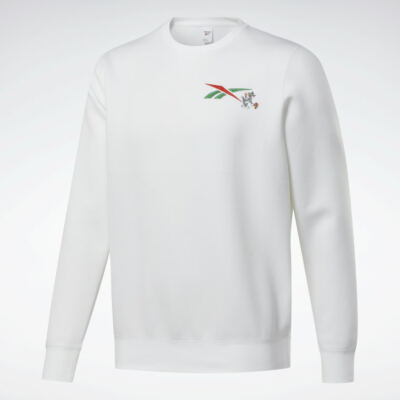 white reebok sweater
