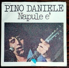 PINO DANIELE NAPULE E' 7" ORIGINALE RARO II° DISCO 1977  'NA TAZZULELLA 'E CAFE'