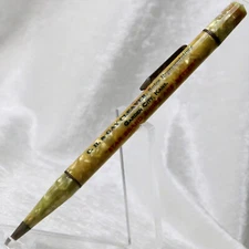 VTG 1930s DUR-O-LITE Cracked Ice STAR SHOES Logo Kansas Advert Mechanical Pencil