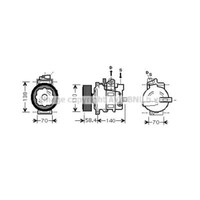 Kompressor Klimaanlage FüR Mercedes-Benz C-Klasse T-Model S204 W204 C204