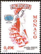 Monaco #YT2564 MNH 2006 Josephine Baker Princess Grace Theatre [2439]
