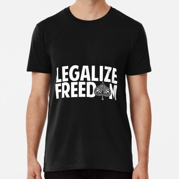 Poker Pik legalize freedom Tee Men Women Great Gift Idea Premium T-Shirt S-5XL