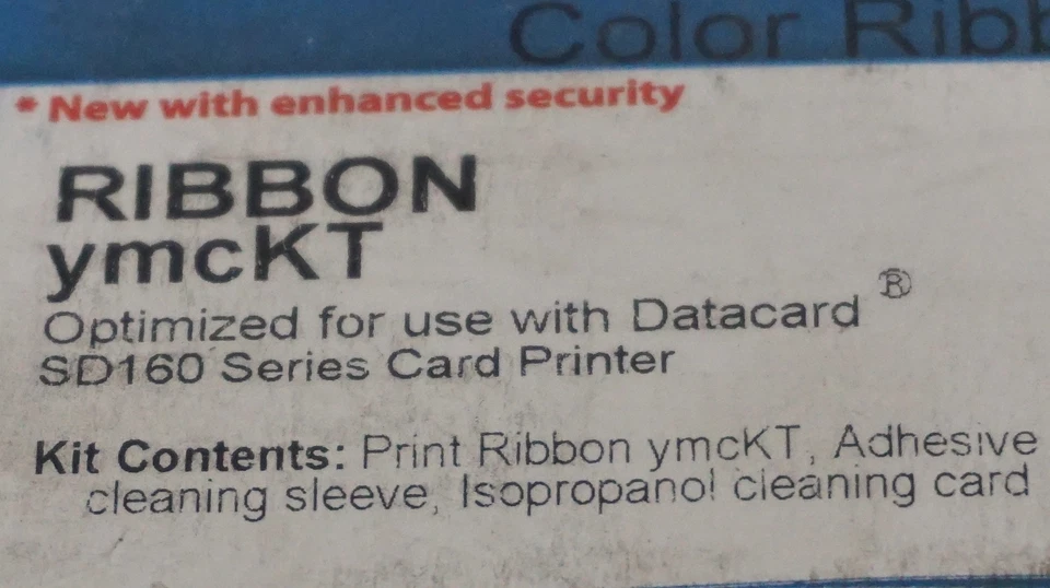 -=GENUINE=-ENTRUST/DATACARD SD160 534100-002 YMCKT 650-PRINT COLOR RIBBON KIT - Image 3 of 4