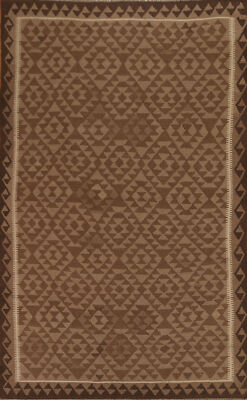 Reversible Kilim Kelim Rugs Rectangle Handwoven Tribal Carpets 7x10 ft