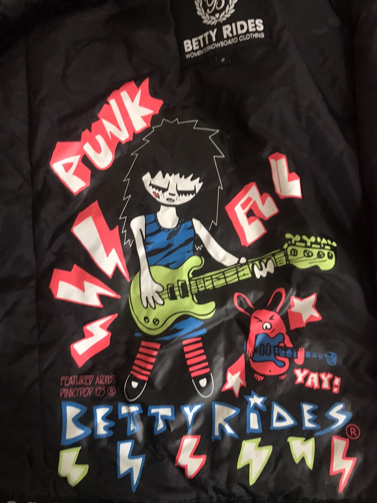Betty Rides Ski Snowboard Jacket. Hot 