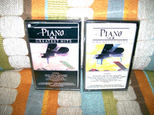 Piano Greatest Hits Vols. 2  3 FACTORY SEALED TWO CASSETTE LOT SHIPS FREE