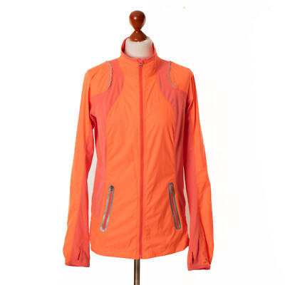 Damen LULULEMON Athletica Jacke Orange Größe 8   13190