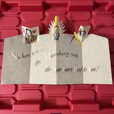 Family Homemade New Years Best To You Greeting Card So Here It Is Vintage 1950s