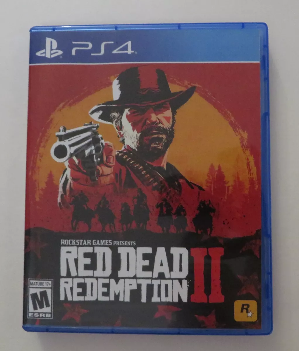 Red Dead Redemption II - Replacement PS4 Cover and Case. NO GAME!!