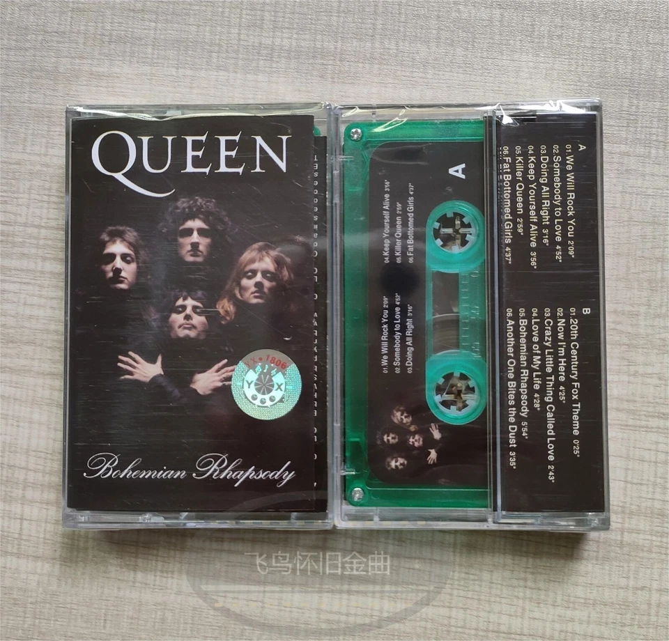 Tape English song rock song queen band queen brand new cassette unopened