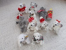 COCA COLA BEAN BAG PLUSH COLLECTIBLES set of 11 NEW W/TAGS