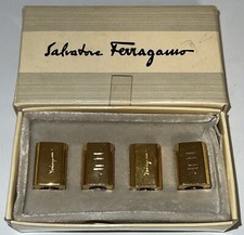 Vintage Salvatore Ferragamo Set Of 4 - Please Read Description 