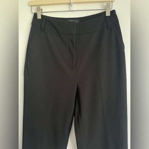 Reitmans Straight-Leg Super High-Rise Office Trouser Pants - Black - 6 Petite - Picture 3 of 9