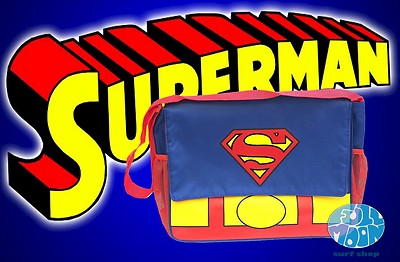 New DC Comics Superman Messenger Bag Diaper Bag Tote