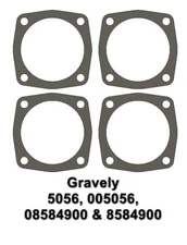 4 New Gravely PTO/Attachment Gaskets 5056, 005056, 08584900 & 8584900 USA Made
