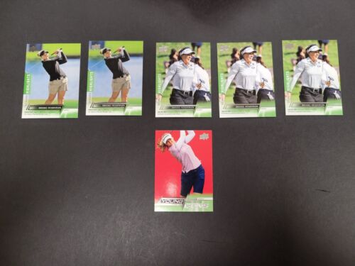  2024 UD Golf Brooke Henderson Lot Of 5. 4 Season Highlights 1 Young Guns - Picture 1 of 1