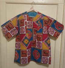 African Dishaki Shirt Men-XL. Handmade in Ghana Africa NEW.
