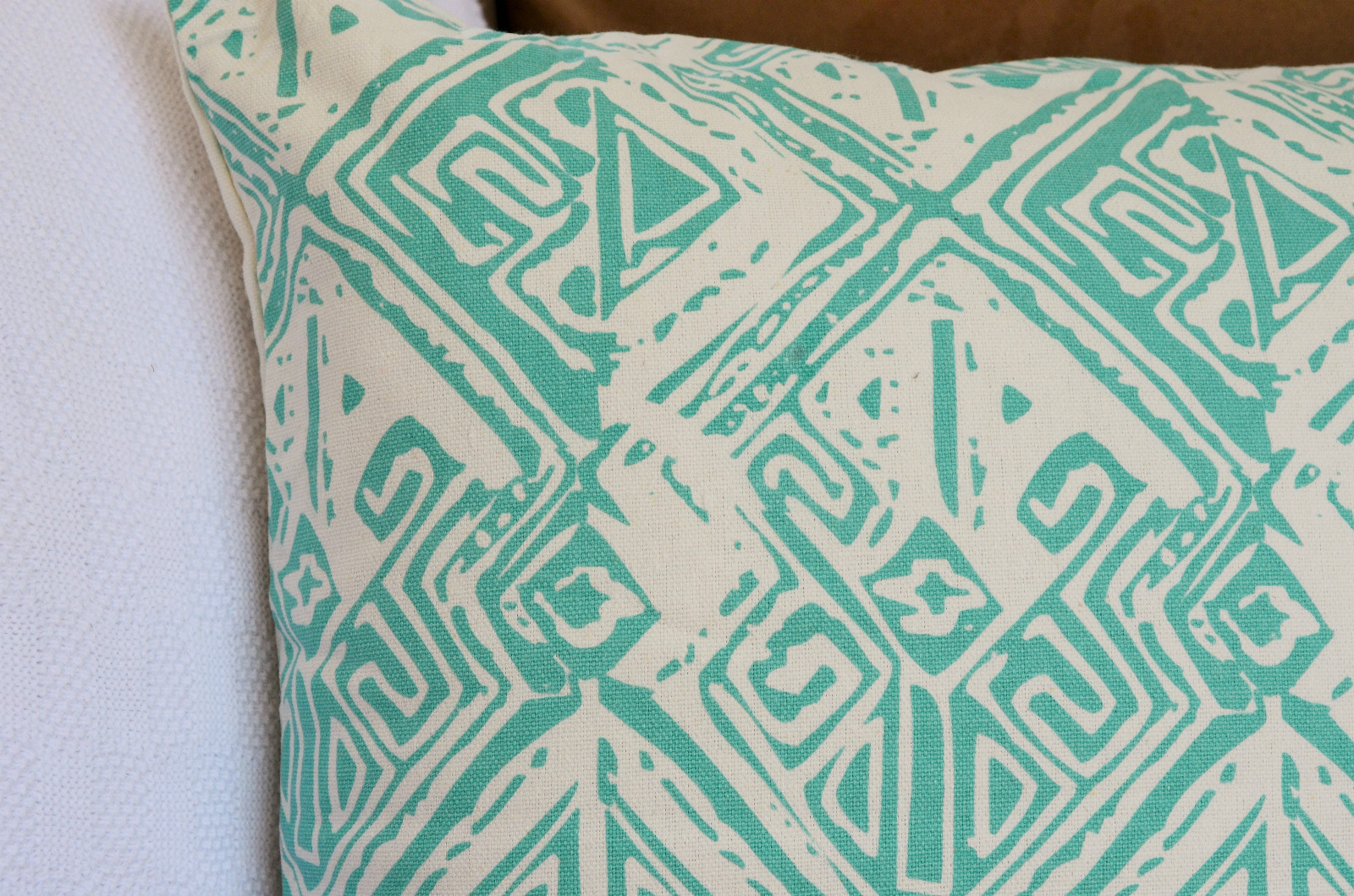 Aztec Cushion Cover | Natural main image 1